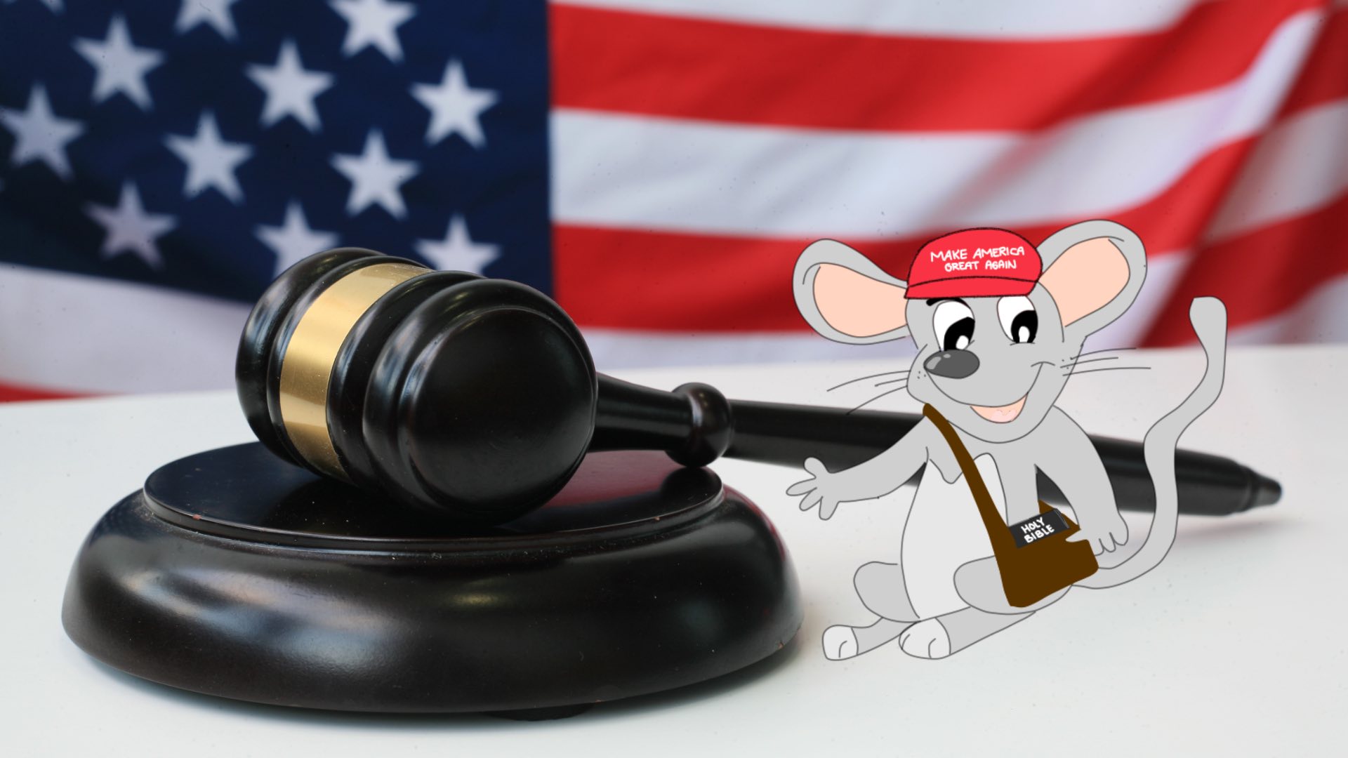 MAGA Mouse Gavel